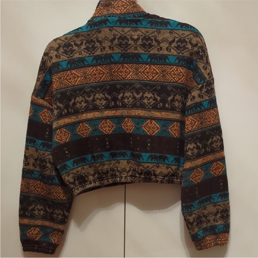 SOLD🛍Bundle sale🛍Zaful tribal cropped sweater small - Picture 3 of 7